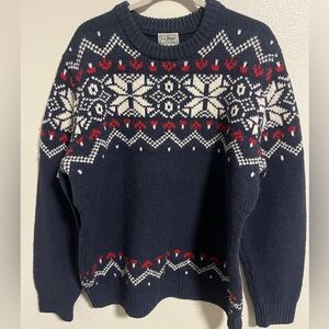 L.L. Bean Men’s Beans Classic Rag Wool Sweater